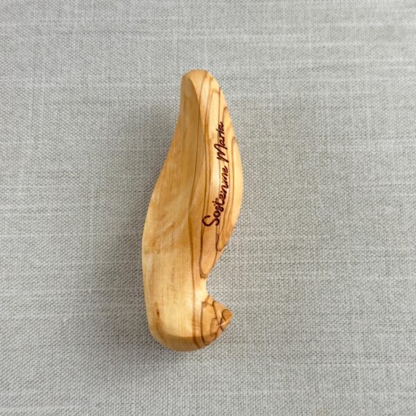 HOLY LAND WOODEN VIRGIN STATUE - Image 2