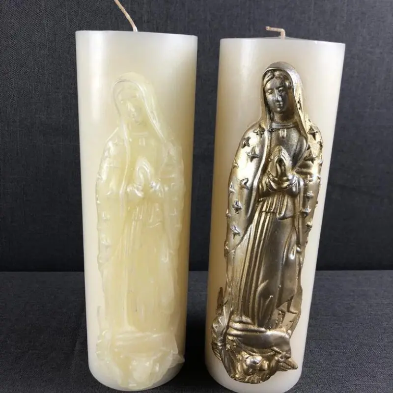 OUR LADY OF GUADALUPE ROSE-SCENTED CANDLE