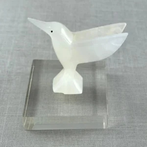ONYX HUMMINGBIRD SCULPTURE