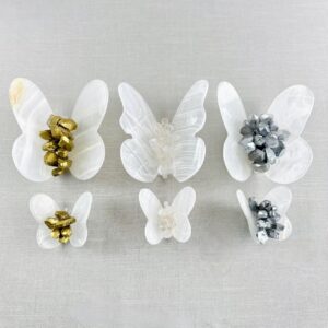 ONYX BUTTERFLY WITH QUARTZES