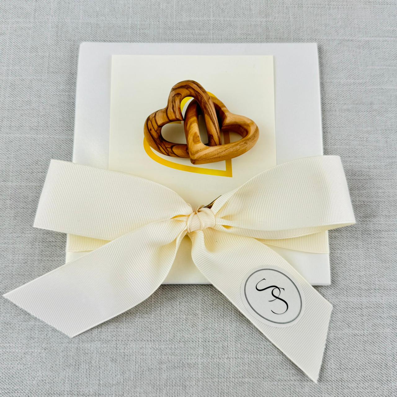 HOLY LAND WOODEN HEART - Image 2