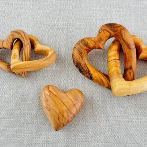 HOLY LAND WOODEN HEART