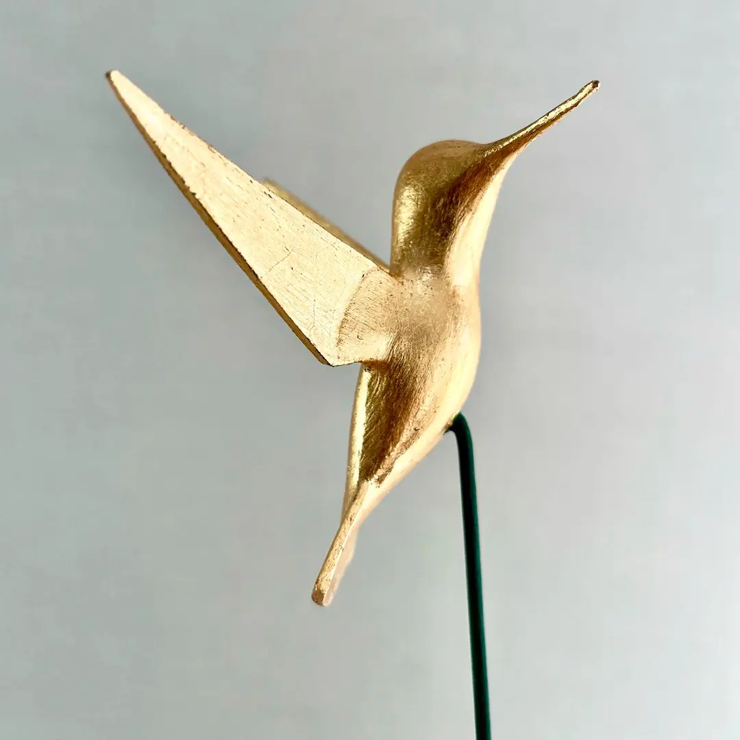 HUMMINGBIRD WITH STICK BY DAVID NAVA - Image 3